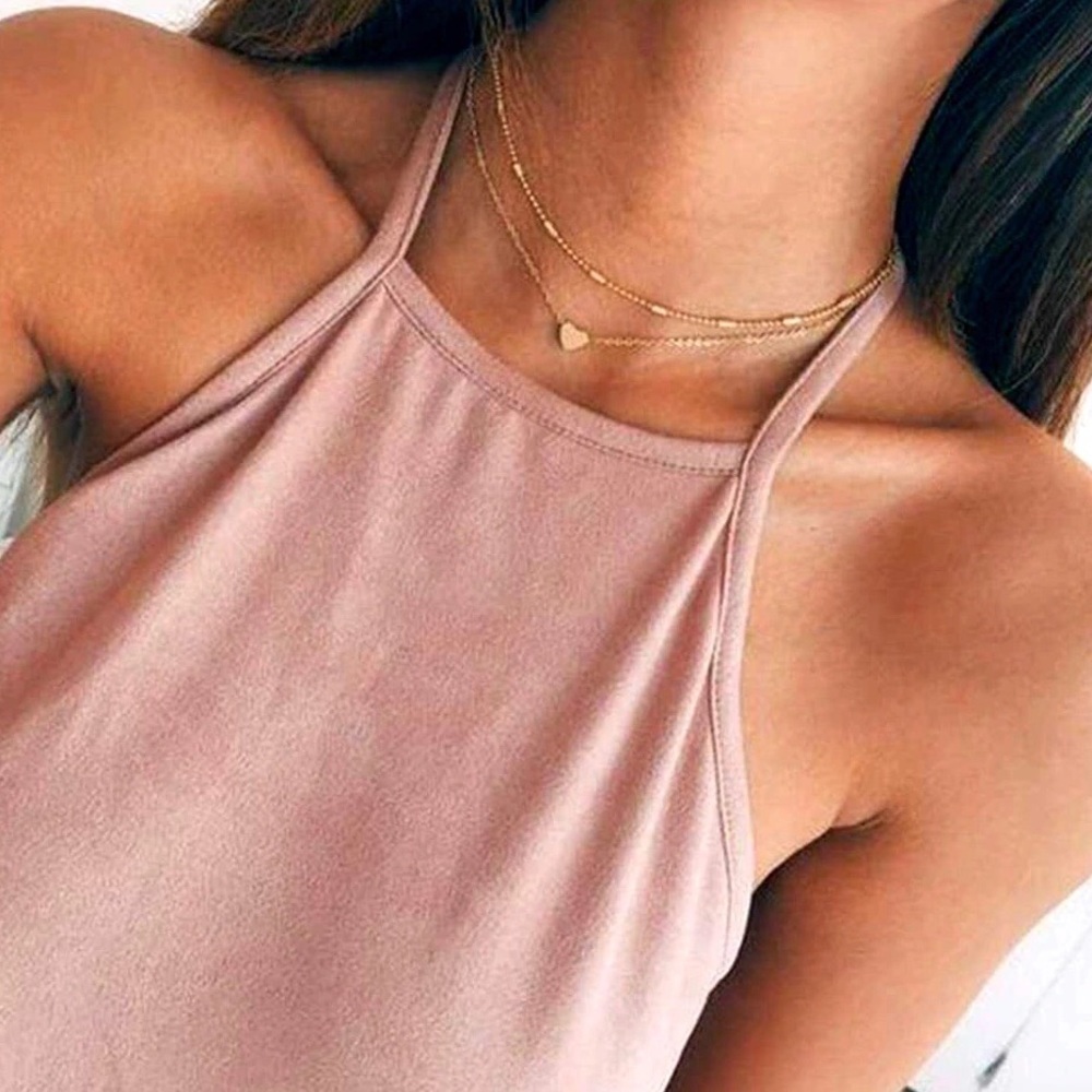 TWO PIECE Multilayer Heart Necklace (4 for $20)